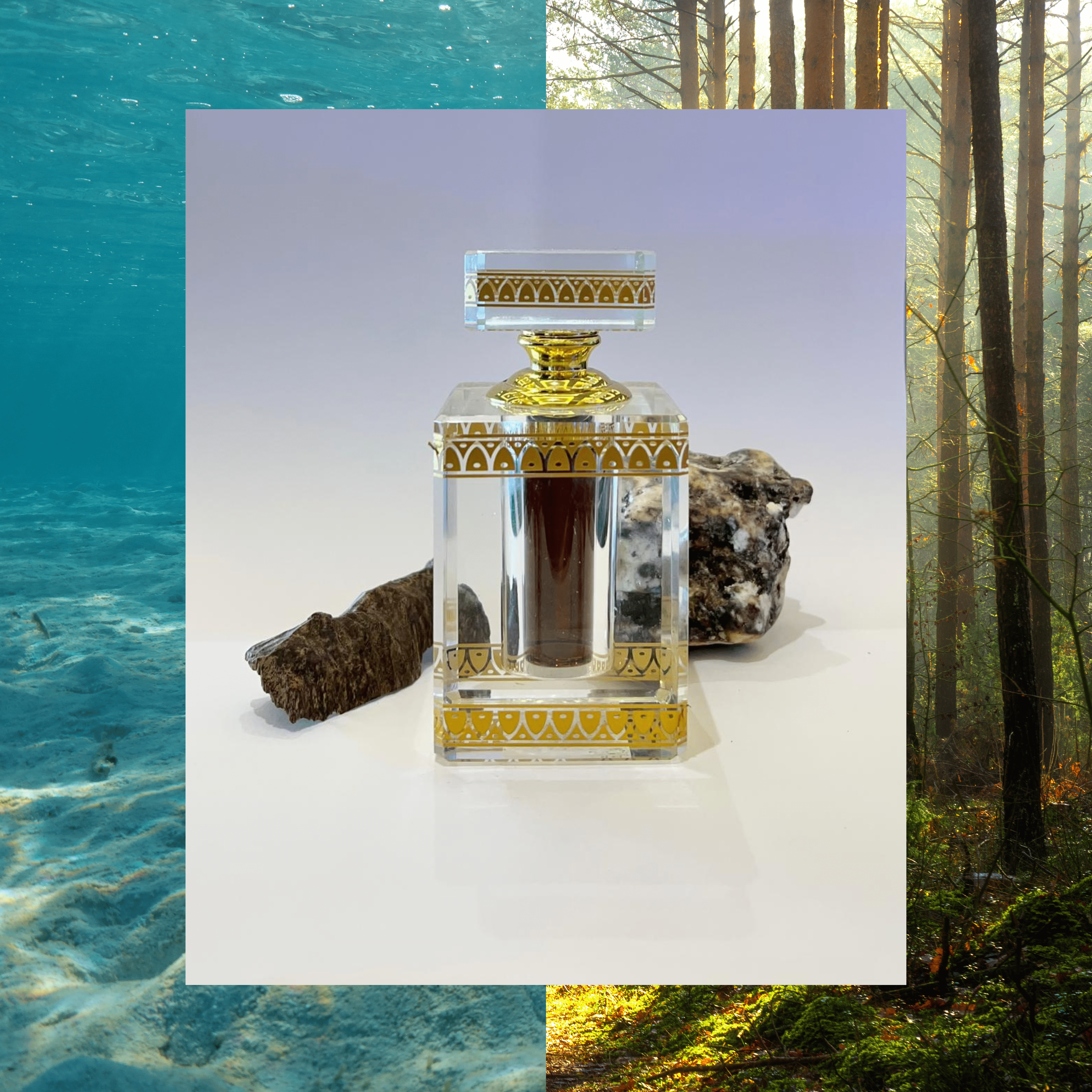 Parfum Ambre Gris + oud 100% pur