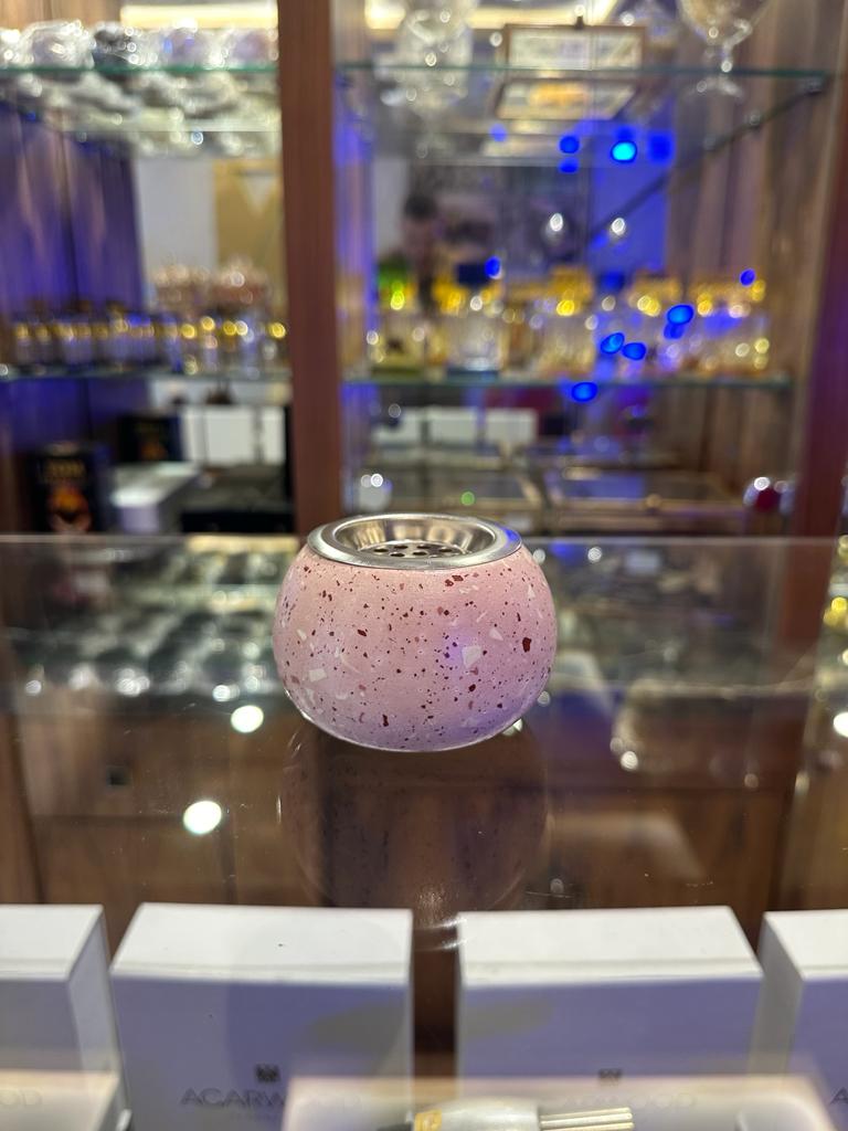 Encensoir Terrazo Rose - Agarwood Maroc